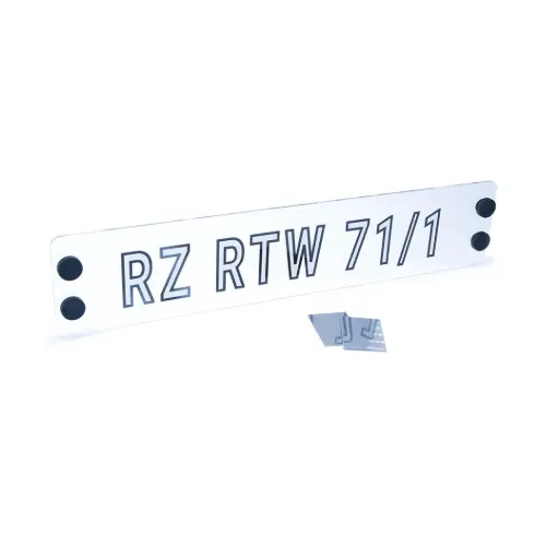 [RZ-59] Fahrzeug Kennzeichnungsschild